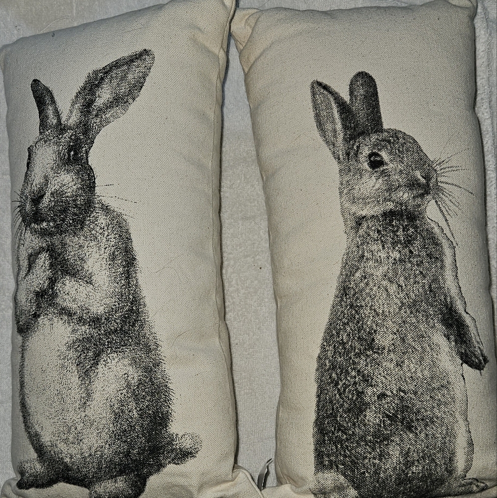 Maya Pickles Cotton Pillow in Black and Cream